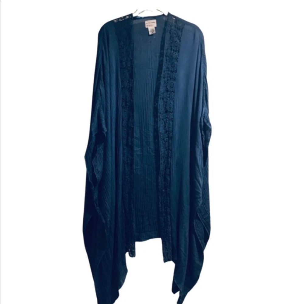 Melrose and Market Festival Kimono one size blue